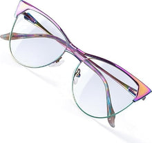 Load image into Gallery viewer, DOERAYMI Blue Blockers Glasses for Women, Bluelight Glasses with Cat Eye Frame for Style, Comfort, Eye Strain Relief (Cat Eye, Green)

