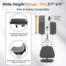 Load image into Gallery viewer, Split Machine, Leg Stretcher Machine for Flexibility – 180° Adjustable Stretching Equipment with Seat &amp; Backrest, Perfect for Ballet, Cheerleading, Dance, Gymnastics, Martial Arts, Kids &amp; Adults
