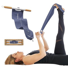 Load image into Gallery viewer, CastleFlexx Mobility and Full Body Strengthening Device | Non-Elastic Stretch Strap with Natural Premium Cork Handles for Stretching, Exercise, Physical Therapy, and Yoga
