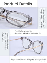 Load image into Gallery viewer, DOERAYMI Blue Light Glasses For Woman, Computer Glasses Blue Light Glasses Men Premium Lenses For Daily Screen Use - Work &amp; Gaming.
