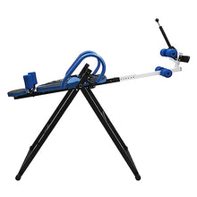 Load image into Gallery viewer, Kathring Inversion Table for Back Relief, Foldable Heavy Duty Fitness Equipment with Adjustable Height, Blue and Black, 330 lbs Weight Capacity, 59.84 Inch Height
