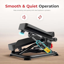 Load image into Gallery viewer, Sunny Health &amp; Fitness Total Body Smart 2-in-1 Stepper Machine,  Non-Slip Pedals with Smart SunnyFit App - SF-S0978Smart
