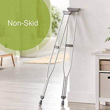 Load image into Gallery viewer, McKesson Aluminum Adjustable Underarm Crutches for Tall Adults, Max 350 lbs, 1 Pair
