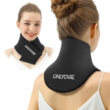 Load image into Gallery viewer, ONLYCARE Neck Ice Pack Wrap Gel - Upgraded Ice Packs for Neck Reusable, Hot and Cold Compress, Relief of Pain, Swelling, Sprains, Office Pressure
