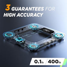 Load image into Gallery viewer, Scale for Body Weight and Fat Percentage, RunSTAR Digital Accurate Bathroom Smart Scale with Large Display, FSA&amp;HSA Eligible 13 Body Composition Analyzer Sync App
