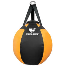 Load image into Gallery viewer, PROLAST Wrecking Ball Heavy Punching Bag for Adults, Hook and Uppercut, Body Snatcher, Boxing, MMA, Muay Thai Training Equipment, Filled, 65 lbs, Rhino Yellow
