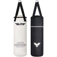 Load image into Gallery viewer, Elite Sports Boxing Bag 4 FT – Heavy Duty Canvas Punching Bag with Straps for Boxing, Training, MMA, Muay Thai, Kickboxing, Martial Arts &amp; Fitness – UNFILLED Heavy Bag

