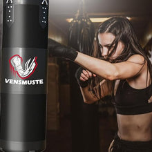 Load image into Gallery viewer, Vensmuste Punching Bag for Adults, 4FT Oxford Heavy Boxing Bag Set, Punching Bag with 12OZ Boxing Gloves, Chains, Hand Wraps, etc. Suitable for MMA Karate Kickboxing Boxing - Unfilled
