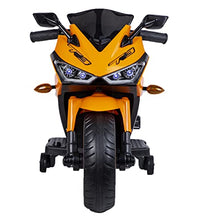 Load image into Gallery viewer, 12V Electric Ride On Motorcycle for Kids, Training Wheels, Full Hand Drive Motorbike Toy, Perfect for Boys and Girls (3-8 Yrs) (Orange)

