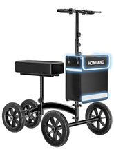 Load image into Gallery viewer, HOMLAND Knee Scooter Walker for Adults for Foot Injuries, 8'' Rubber Wheel
