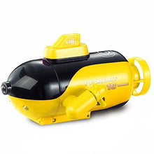 Load image into Gallery viewer, GoolRC Mini Remote Control Submarine, RC Submarine 4-Channel Remote Control Boat- Yellow
