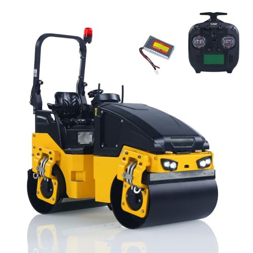 RC HOBBY 1/14 Metal RC Electric Road Roller BOM BW120AD RTR Remote Control Construction Vehicle Model