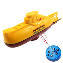 Load image into Gallery viewer, Tipmant Mini RC Submarine Toy -Yellow
