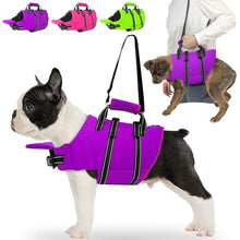 Load image into Gallery viewer, Fragralley Dog Life Jacket with Self-Locking Zipper, High-Buoyancy Ripstop Dog Swimming Vest, Floating Vest with Rescue Handle for Swimming and Boating, PFD Available for Small, Medium, and Large Dogs
