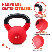 Load image into Gallery viewer, RitFit Neoprene Coated Kettlebell Weight Set, Solid Cast Iron
