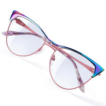 Load image into Gallery viewer, DOERAYMI Blue Blockers Glasses for Women, Bluelight Glasses with Cat Eye Frame for Style, Comfort, Eye Strain Relief (Cat Eye, Pink)
