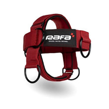 Load image into Gallery viewer, Iron Neck Neck Trainer, Exerciser, &amp; Strengthener with Adjustable Head and Chin Strap - Portable Head Harness for Weight Lifting, Home, &amp; Gym Use - Exercise &amp; Workout Equipment (Rafa, Red)
