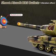 Load image into Gallery viewer, Supdex 1/24 RC Tank -2.4Ghz Remote Control Army Tank with 360°Rotating Turret, Auto Demo, Sound
