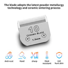 Load image into Gallery viewer, 10# Dog Grooming Ceramic Blades,Compatible with Andis,Oster A5,Wahl KM10
