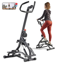 Load image into Gallery viewer, Sunny Health &amp; Fitness 16.9-Inch Mountain Climb Stair Stepper with Handlebar, SunnyFit App Trainer-Led Workouts, Low-Impact Full-Body Cardio, Compact Folding Design - SF-S021001
