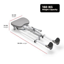 Load image into Gallery viewer, Sunny Health &amp; Fitness Full Body Stretch Machine for Home, Back Stretcher &amp; Flexibility Trainer with Pivoting Seat, Foam Rollers, Safety Straps &amp; SunnyFit App - SF-BH621802
