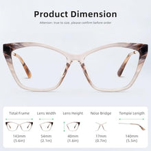 Load image into Gallery viewer, DOERAYMI Crystal Pink Blue Light Glasses for Woman: Rose Gold Hinges, Feather-Light Reading Glasses for Working &amp; Streaming
