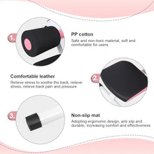 Load image into Gallery viewer, Mini Inversion Table, Adjustable Back Stretcher Table for Pain Relief, Foam Roller, 350 Lbs Load Capacity Home Gym Ergonomic Lumbar Decompression Tables Improve Posture &amp; Spinal Health Pink Black
