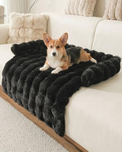 Load image into Gallery viewer, IUUI Dog Bed/Mat for Couch,Faux Rabbit Fur Pet Sofa Furniture Protector
