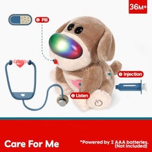 Load image into Gallery viewer, TOP BRIGHT Doctor Kit for Toddlers 3-5, Pretend Play Doctor Set with Costume &amp; Wooden Medical Kit, Dress Up Toys for Kids, Role Play Dog Vet Playset, Christmas Birthday Gifts for Girls Boys 3 4 5
