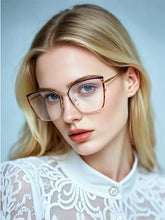 Load image into Gallery viewer, DOERAYMI Blue Blockers Glasses for Women, Bluelight Glasses with Cat Eye Frame for Style, Comfort, Eye Strain Relief (Metal, purple)
