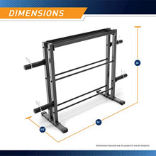 Load image into Gallery viewer, Marcy Combo Weights Storage Rack for Dumbbells DBR-0117 gray 18.00 x 36.00 x 54.00 inches
