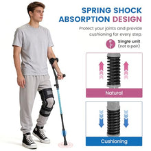 Load image into Gallery viewer, Ergonomic Forearm Crutches Spring Assist Crutches for Adults,Comfortable and Height Adjustable
