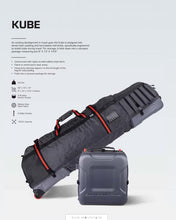 Load image into Gallery viewer, Sun Mountain Kube Golf Travel Bag, Steel Black Rush Red
