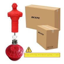 Load image into Gallery viewer, Punching Dummy, Durable Silicone Punching Bag with Large Stable Base for Adults &amp; Kids, Freestanding Training Target for Boxing, Taekwondo, MMA, Home Gym(RED-2)
