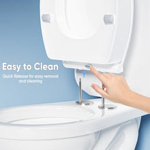 Load image into Gallery viewer, 3 Inch High Elevated Toilet Seat for Seniors, Soft Close, Easy Install &amp; Clean (Round)
