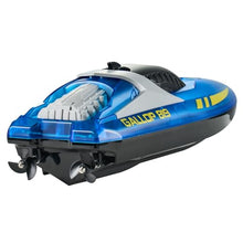 Load image into Gallery viewer, RC Boat for Kids, Remote Control Boat for Pools &amp; Lakes, Racing Boat with LED Light &amp; 2 Rechargeable Batteries, Whole Body Waterproof
