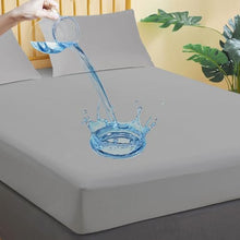 Load image into Gallery viewer, Waterproof Mattress Protector Queen Size, Breathable Mattress Cover, Fitted Deep Pocket Mattress Pad Cover Stretches up to 21 Inches, Soft Noiseless Bed Cover
