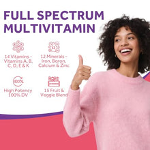 Load image into Gallery viewer, Doctor's Recipes Women’s Multivitamin, Complete Methylated Multivitamins, Vitamin A, C, D, E, B12, Iron, Inositol &amp; Superfood, Hair Growth, Immune, Energy, Blood, Ages 18+, Easy to Swallow, 60 Tablets
