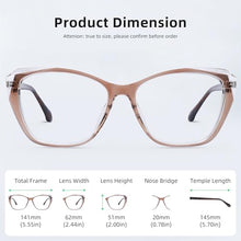 Load image into Gallery viewer, DOERAYMI Blue Light Glasses For Woman With Square Decoration,Reading Glasses For Office &amp; Computer Games

