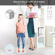 Load image into Gallery viewer, Height and Weight Scale,Digital Weight Scale Platform Combined with Portable Detachable Rangefinder, Maximum Weighing 220 pounds, Height Rod 75.2 inches/191cm Physician Scale for Children and Adults

