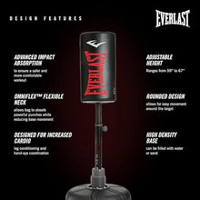 Load image into Gallery viewer, Everlast Freestanding Adjustable Punching Bag for Adults | Heavy Boxing Bag with Stand | Free Standing Punching Bag for Boxing, Muay Thai, MMA, Home Gym Training
