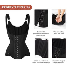 Load image into Gallery viewer, MISTHIN Waist Trainer for Women Corset Shapewear Tummy Control Vest (Black -Medium)
