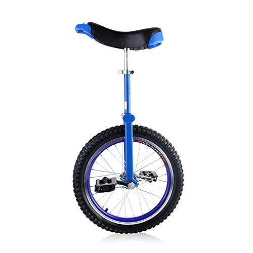 Adjustable Outdoor Unicycle with Alloy Rim, Outdoor Sports Fitness Exercise,Blue,24”