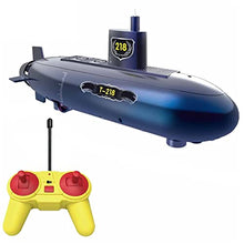 Load image into Gallery viewer, GoolRC Mini RC Submarine, 2.4GHz Remote Control Boat, 6 Channels DIY Under Water Ship Boat
