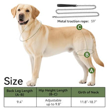 Load image into Gallery viewer, Dog Knee Brace for Back Leg, Adjustable Dog Leg Brace for Torn ACL Hind Leg Support, Joint Stability, Injury Recovery, Pain Relief, Dogs Rear Leg Wrap Harness Set with Collar and Leash
