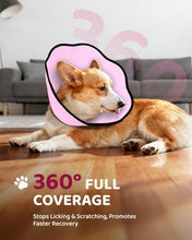 Load image into Gallery viewer, MIDOG Dog Cone Collar After Surgery, Soft Dog Cone Alternative to Stop Licking,Adjustable Elizabethan Recovery Cones for Small to Large Sized Dogs
