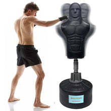 Load image into Gallery viewer, ENKAIYIXING Height Adjustable Freestanding Humanoid Punching Dummy, Silicone Boxing Punching Bag with Stable Large Fillable Base for Adults, Kickboxing MMA Home Gym Workout Training
