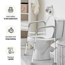 Load image into Gallery viewer, Medical king Toilet Safety Rail - Adjustable Detachable Toilet Safety Frame with Handles Heavy-Duty Toilet Safety Rails Stand Alone - Toilet Safety Rails for Elderly, Handicapped - Fits Most Toilets
