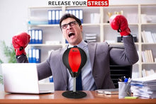 Load image into Gallery viewer, Tech Tools Stress Buster Desktop Punching Bag - Suctions to Your Desk, White Elephant Gifts for Coworker Men and Women, Heavy Duty Stress Relief Ball, Gag Gifts Funny Desk Accessories

