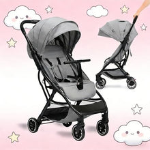Load image into Gallery viewer, Cool Kids Superb Lightweight Travel Stroller, Auto Fold Buggy Fold Buggy Gray
